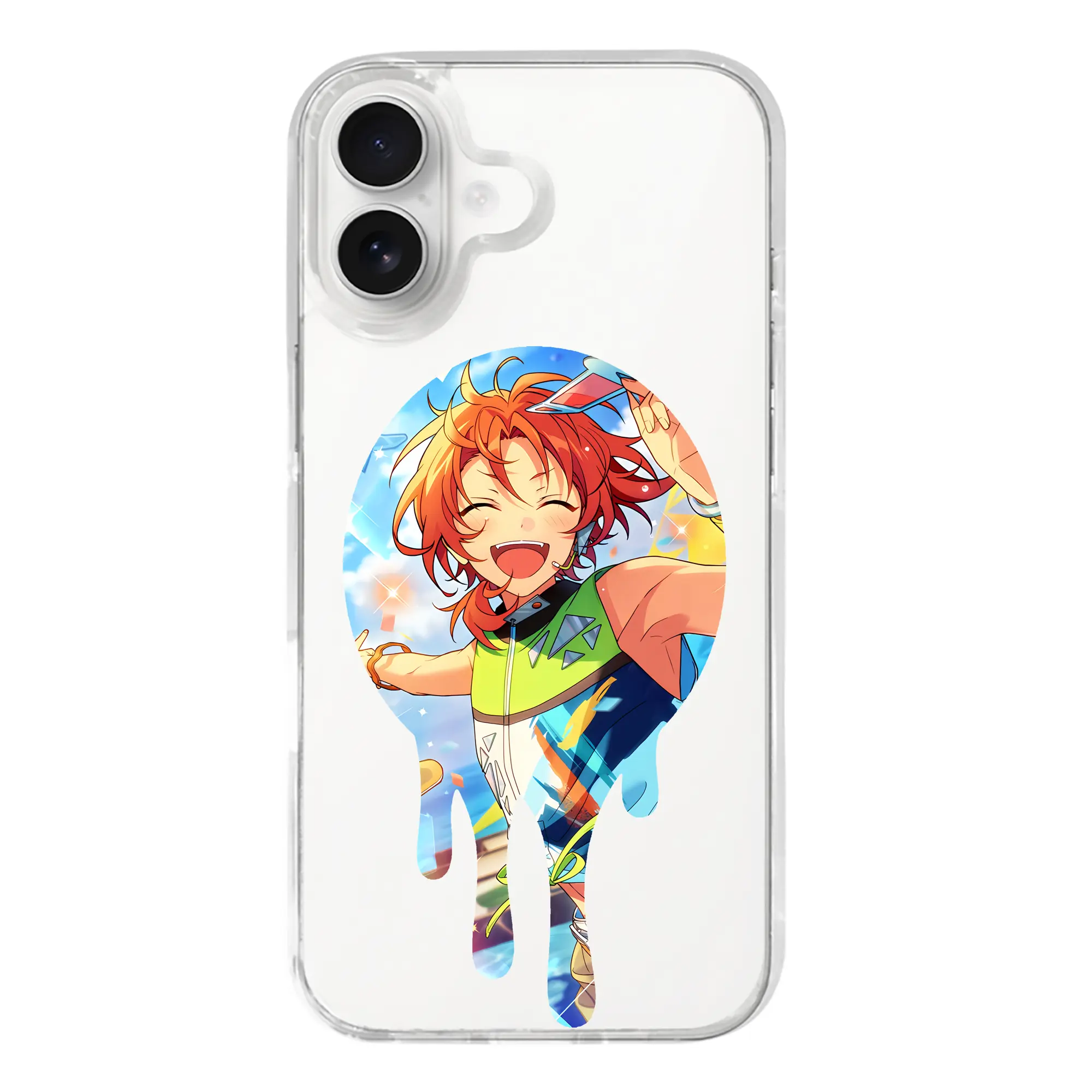 あんさん ぶる グッズ Knights 月永レオ - iPhone 17シリーズ 透明スマホケース – 薄型・耐衝撃・精密フィット保護カバー